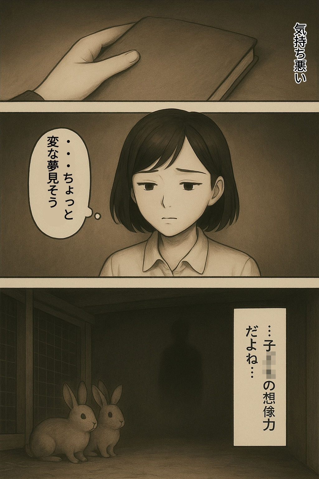 サンプル画像5:ウサギ小屋おじさん（エロホラー、触手）(dia202503) [d_602492]