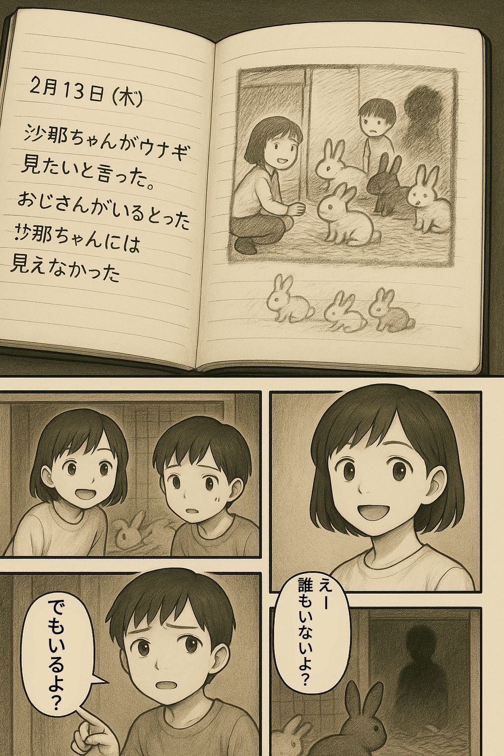 サンプル画像6:ウサギ小屋おじさん（エロホラー、触手）(dia202503) [d_602492]