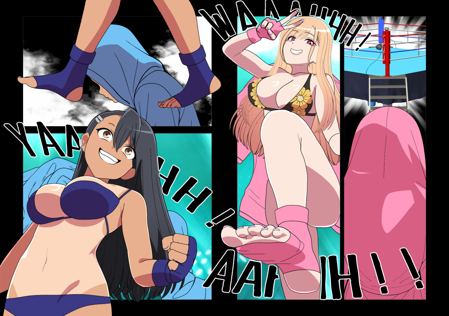 サンプル画像1:ANIME GIRLS MMA(悪魔がきたりて) [d_603220]