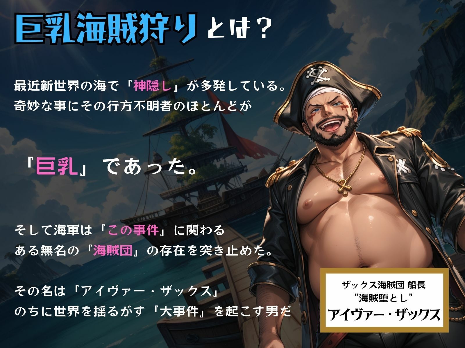 サンプル画像1:巨乳海賊狩り 3 〜服従の証 完全妊娠 Wフェラ〜(ピンク堂書店) [d_603350]