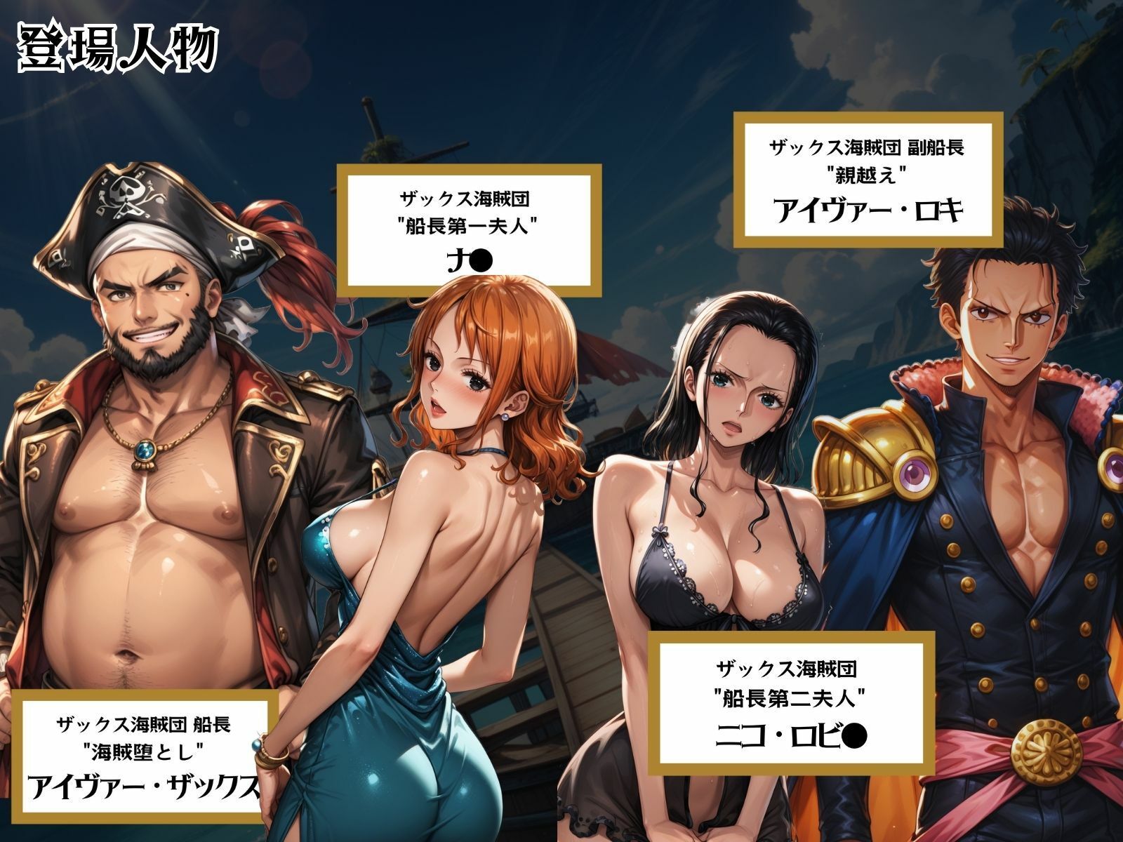 サンプル画像3:巨乳海賊狩り 3 〜服従の証 完全妊娠 Wフェラ〜(ピンク堂書店) [d_603350]