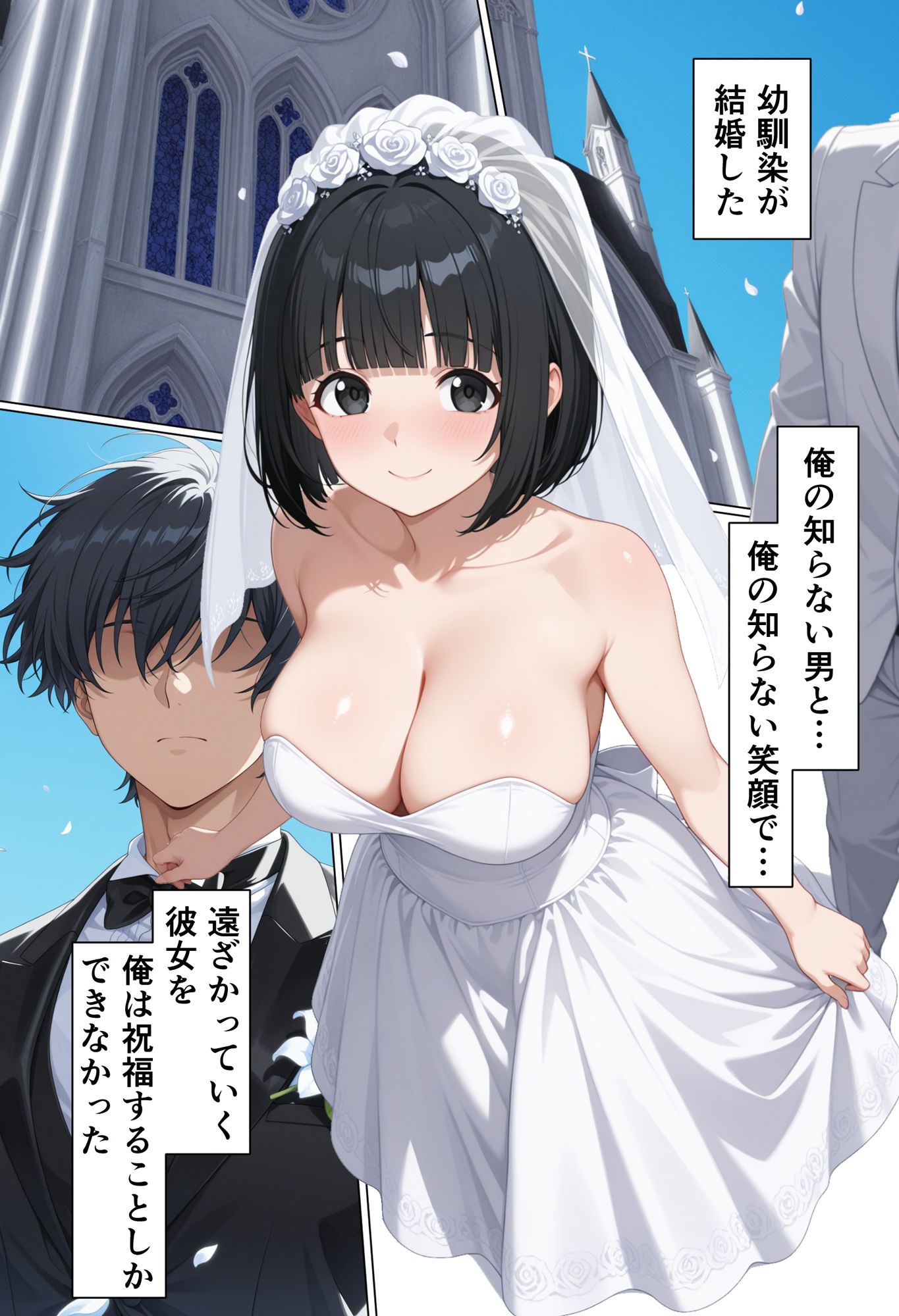 サンプル画像4:種無しの夫に代わって幼馴染と子作りする話(まんじゅしゃ) [d_604028]