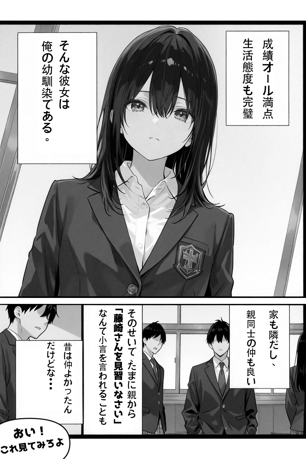 サンプル画像2:超優等生な俺の幼馴染が有名エロ配信者だった件(淫画プロトコル) [d_604715]