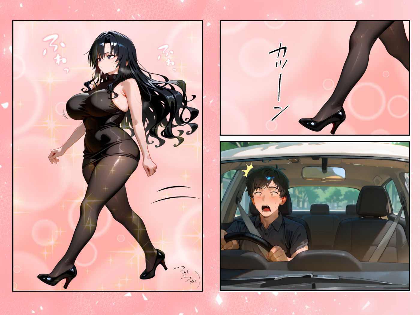 サンプル画像6:扇風機を貰いに行った妻が(赤白あみ) [d_604717]