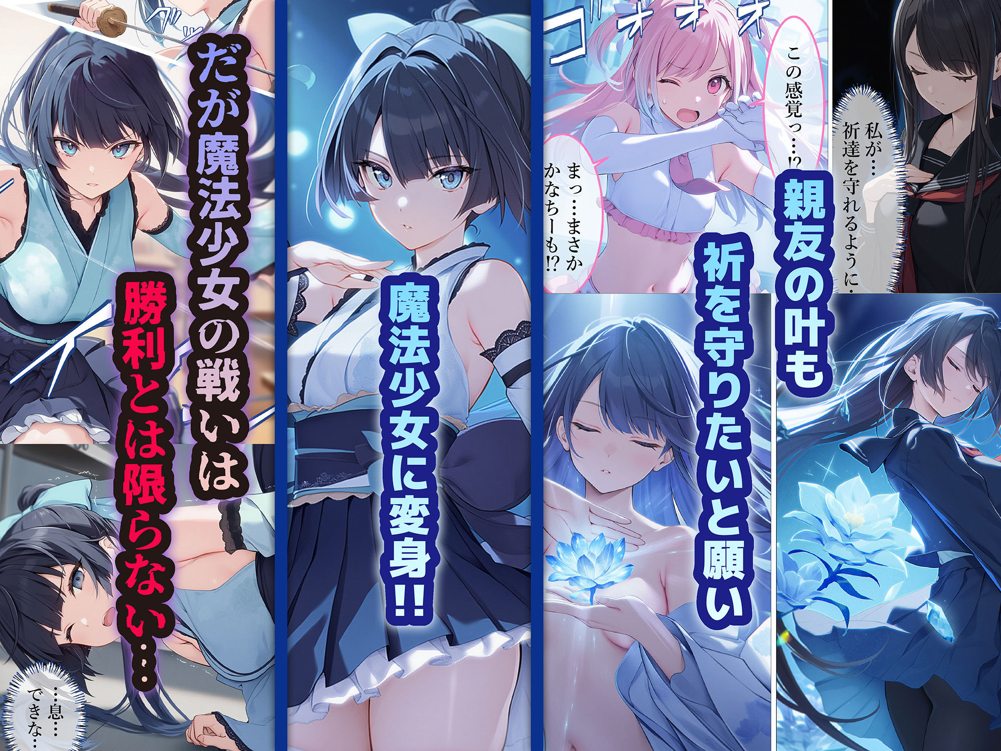 サンプル画像2:魔法少女WISHES 夢想教室編(むほー地帯) [d_604889]