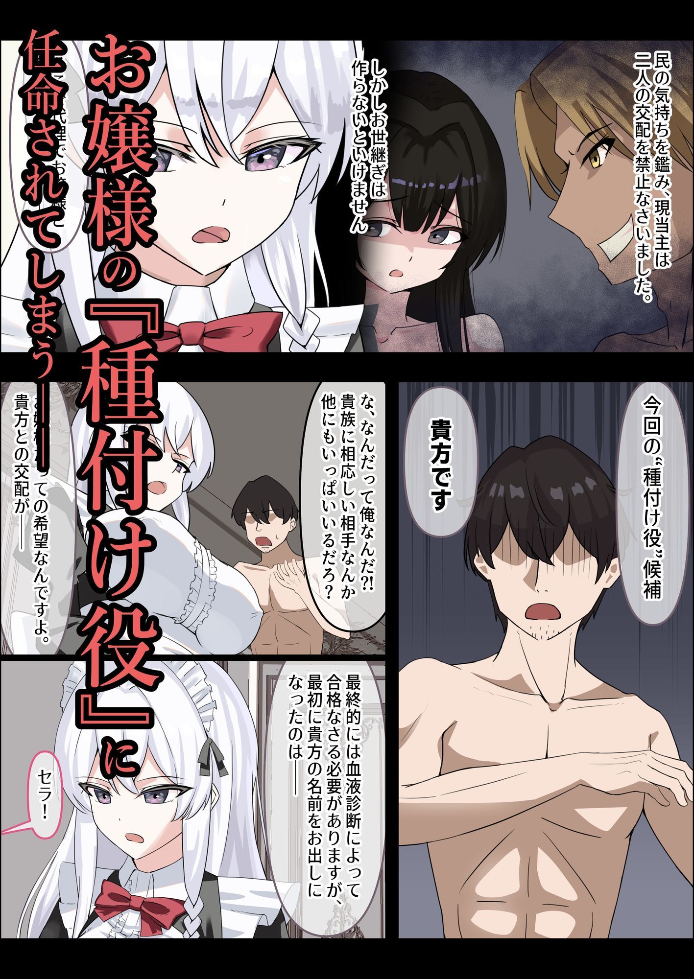 サンプル画像2:お嬢様の種付役にされた俺は、名家の令嬢を孕ませるほど種付け中出しをしてしまった…1(中田氏) [d_604961]