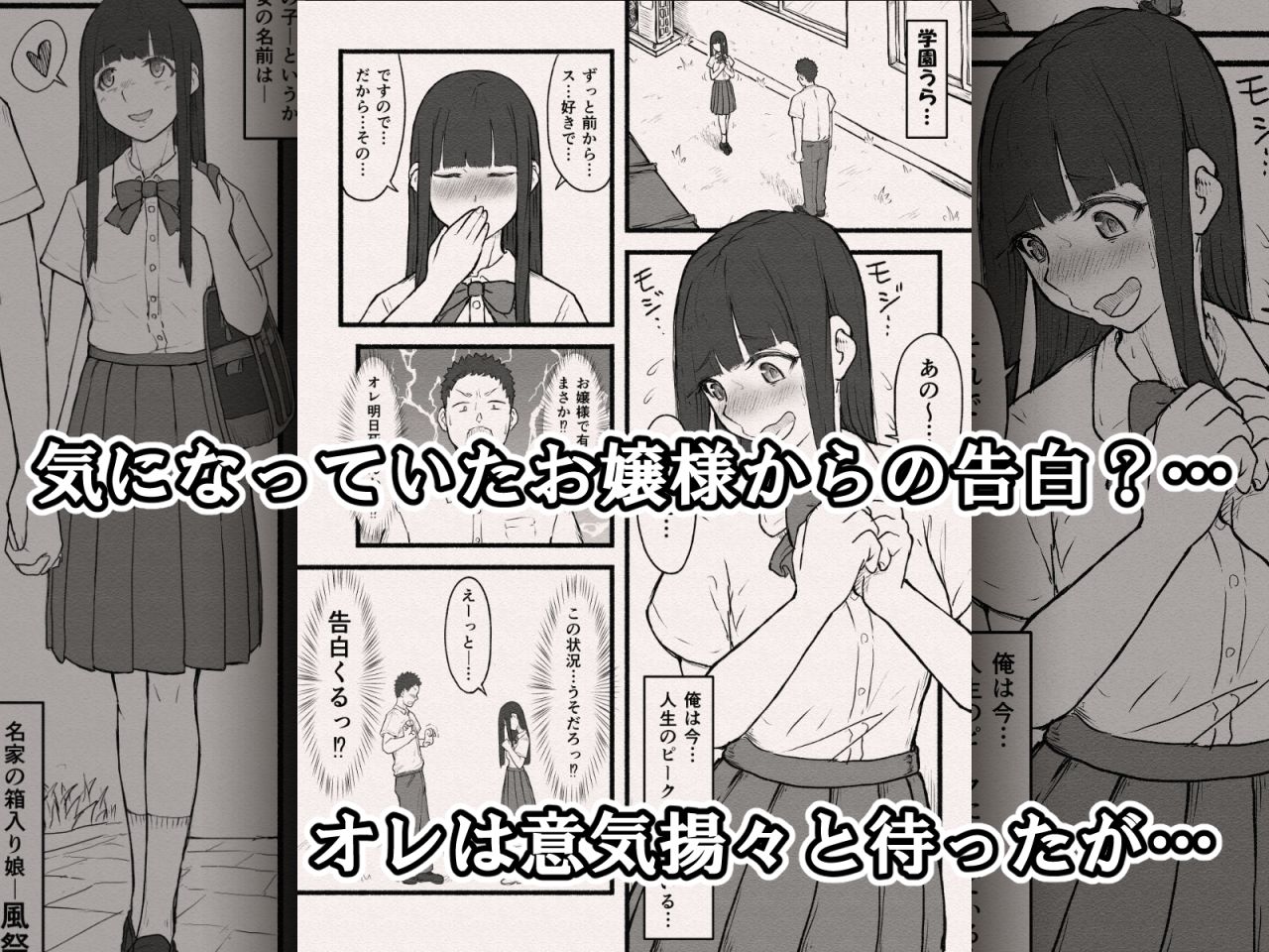 サンプル画像1:お下品お嬢様のドスケベ魂！！(雨照月影) [d_605042]