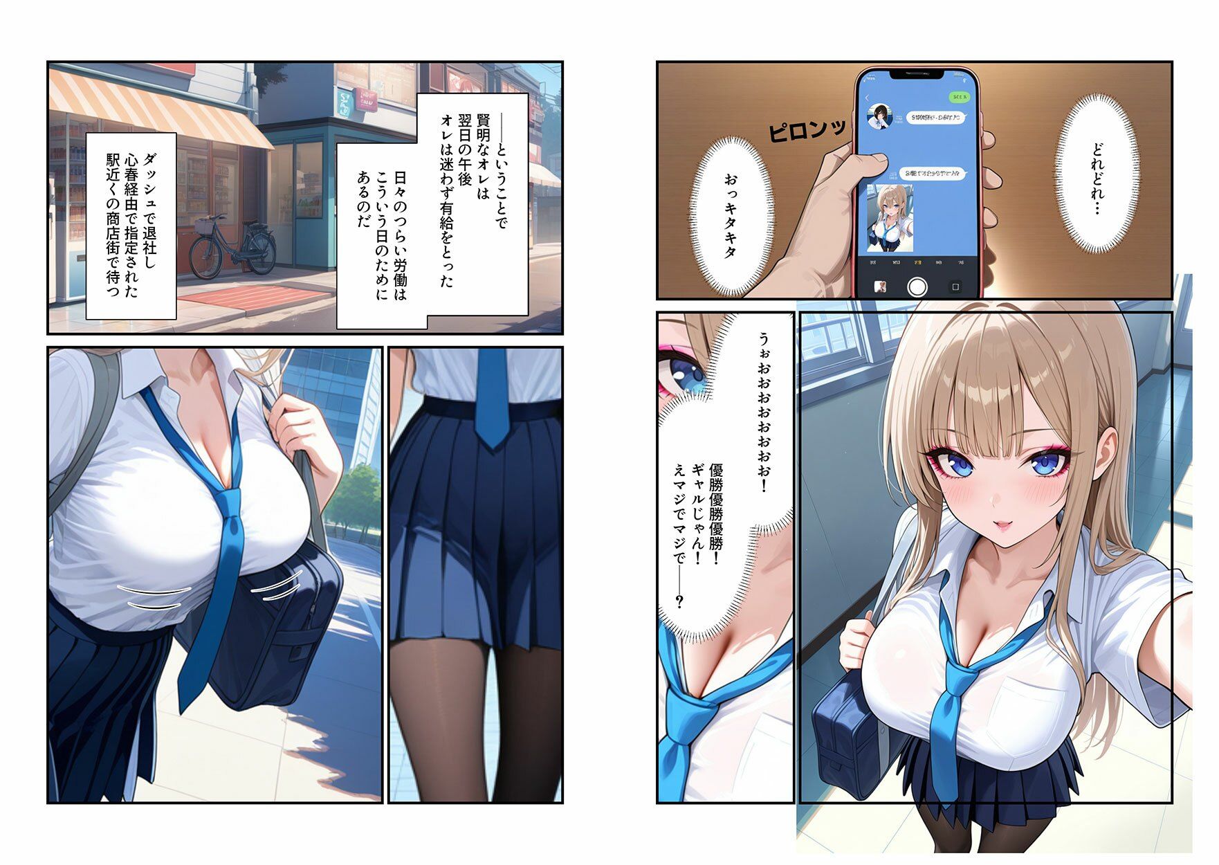 サンプル画像3:令和の処女ギャルは友達ネットワークで相手を見つけて淫語セックスで処女卒業する(淫語王) [d_605170]