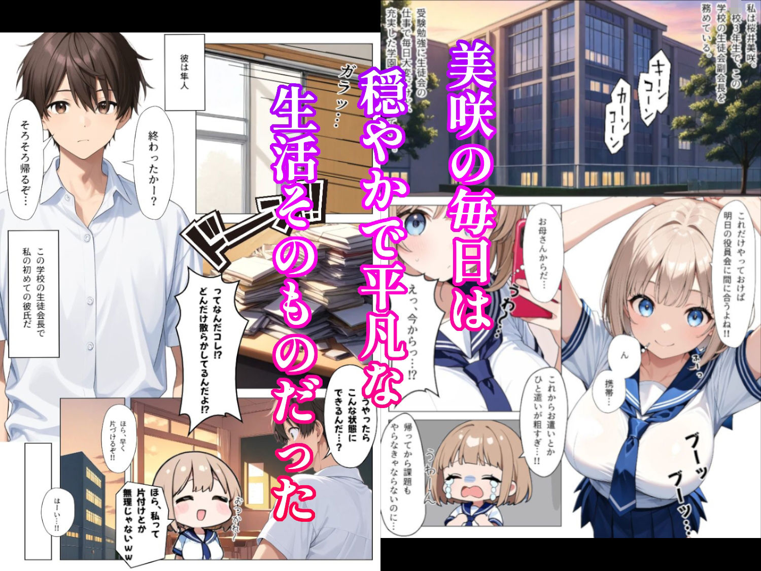 サンプル画像1:ゴミ屋敷の隣に住んでるだけだったのにおじさんにカラダを壊される話(montas) [d_605175]