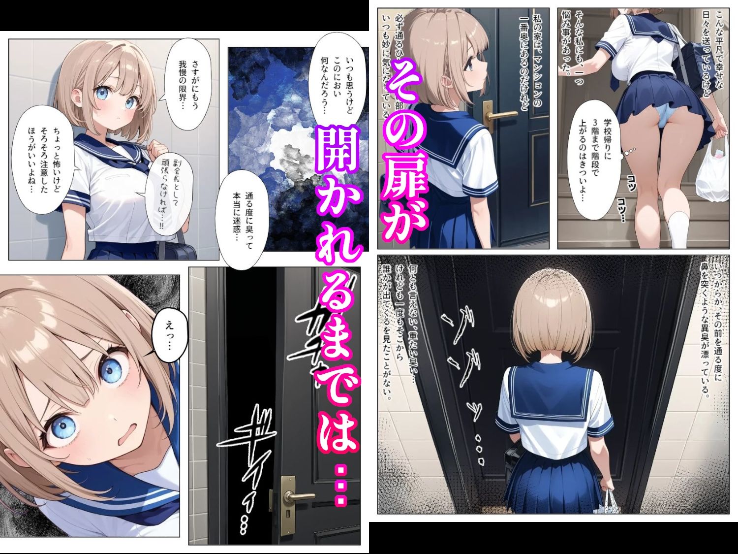 サンプル画像3:ゴミ屋敷の隣に住んでるだけだったのにおじさんにカラダを壊される話(montas) [d_605175]