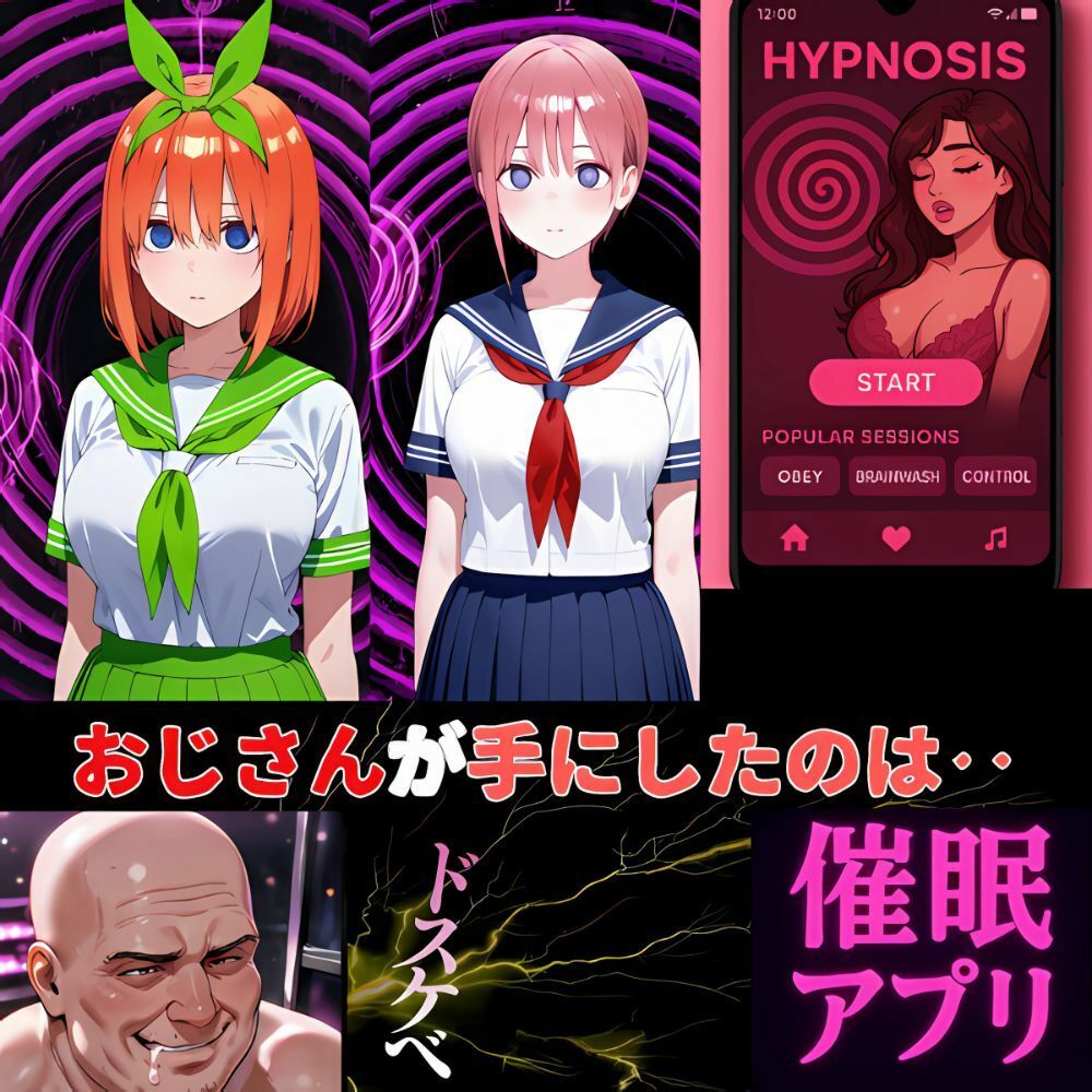 サンプル画像3:五等分の催●アプリ‥洗脳された5姉妹(夢追い虫) [d_605321]