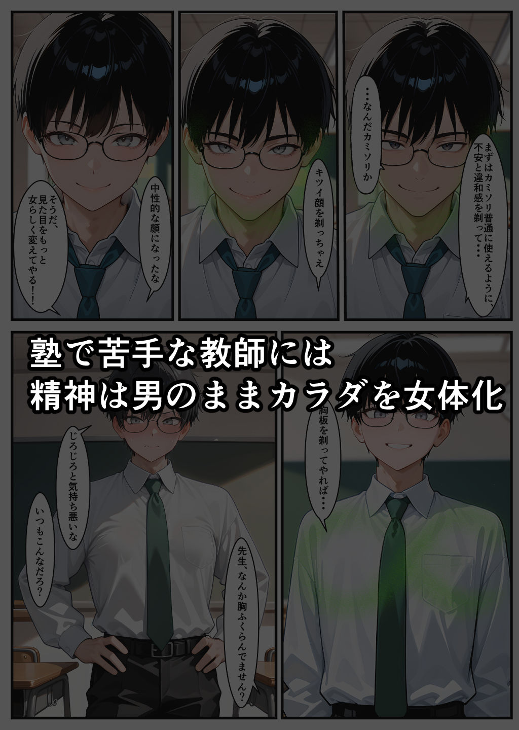 サンプル画像6:なんでも剃れるカミソリで TSF現実改変(TSF作品_yny) [d_606427]