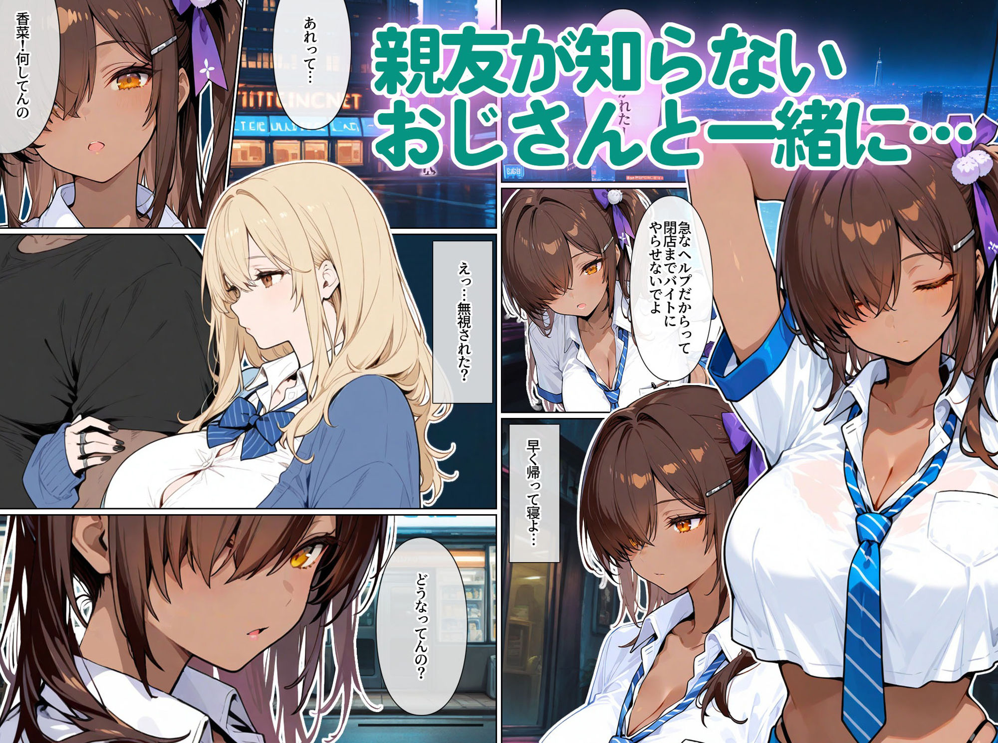 サンプル画像1:【FANZA版特別版】白黒ギャル催●快楽堕ちダージリンパール(1ミリモジュール) [d_607234]