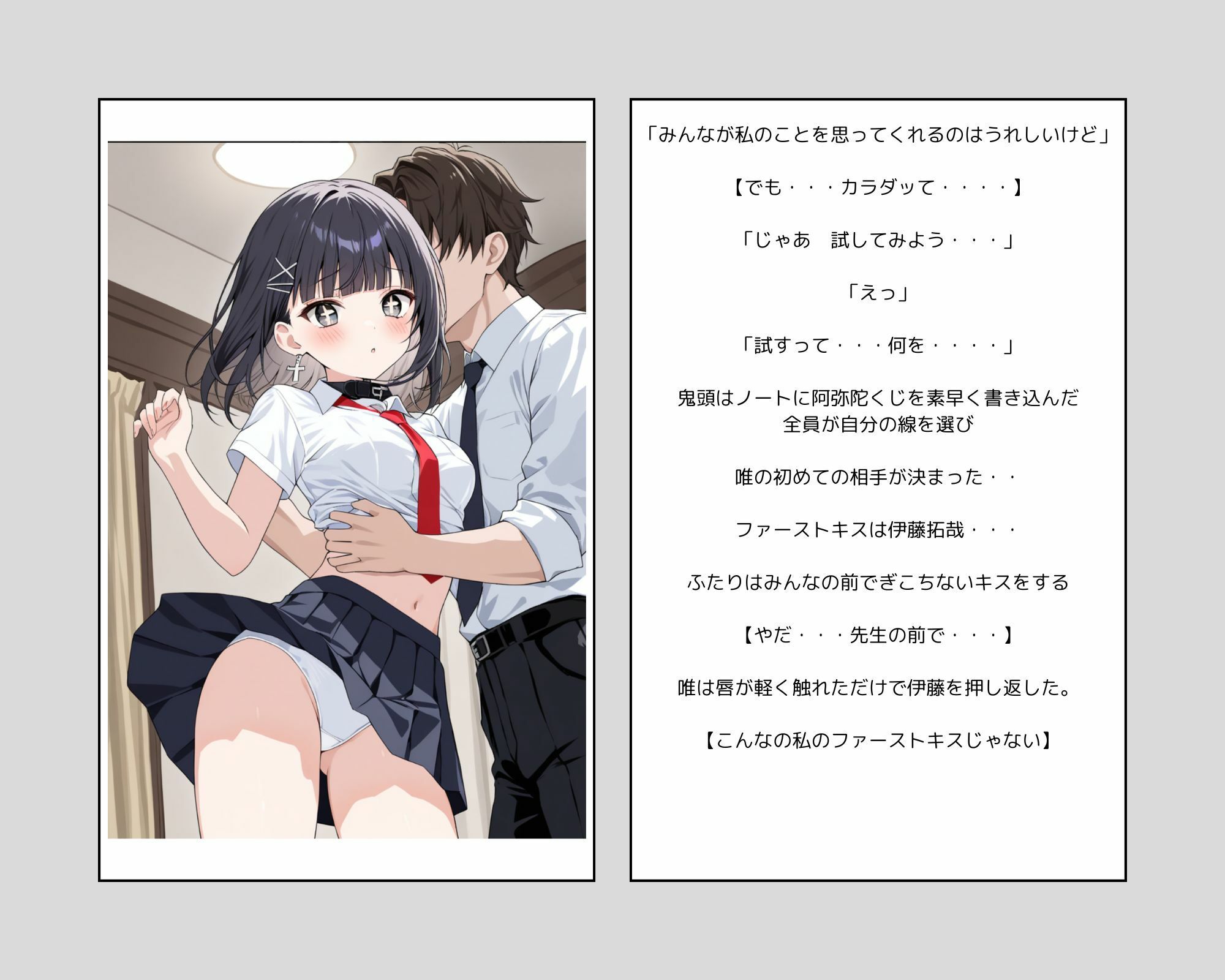 サンプル画像5:彼女の犯●れているところを見ていたい 僕らの学園アイドルの美少女が クラス担任にNTRされちゃう件 1(ルーブル書院) [d_607679]