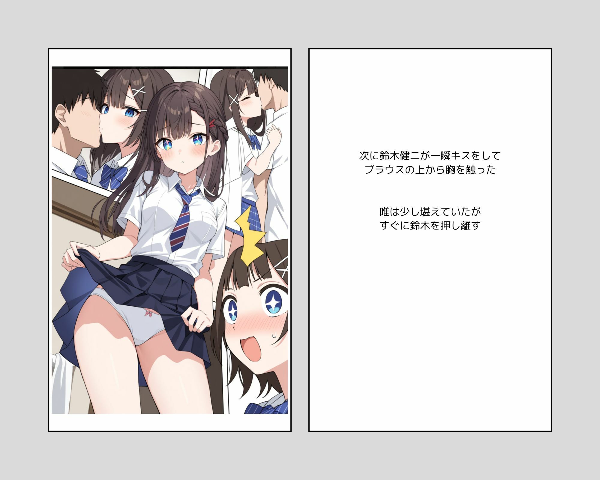 サンプル画像6:彼女の犯●れているところを見ていたい 僕らの学園アイドルの美少女が クラス担任にNTRされちゃう件 1(ルーブル書院) [d_607679]