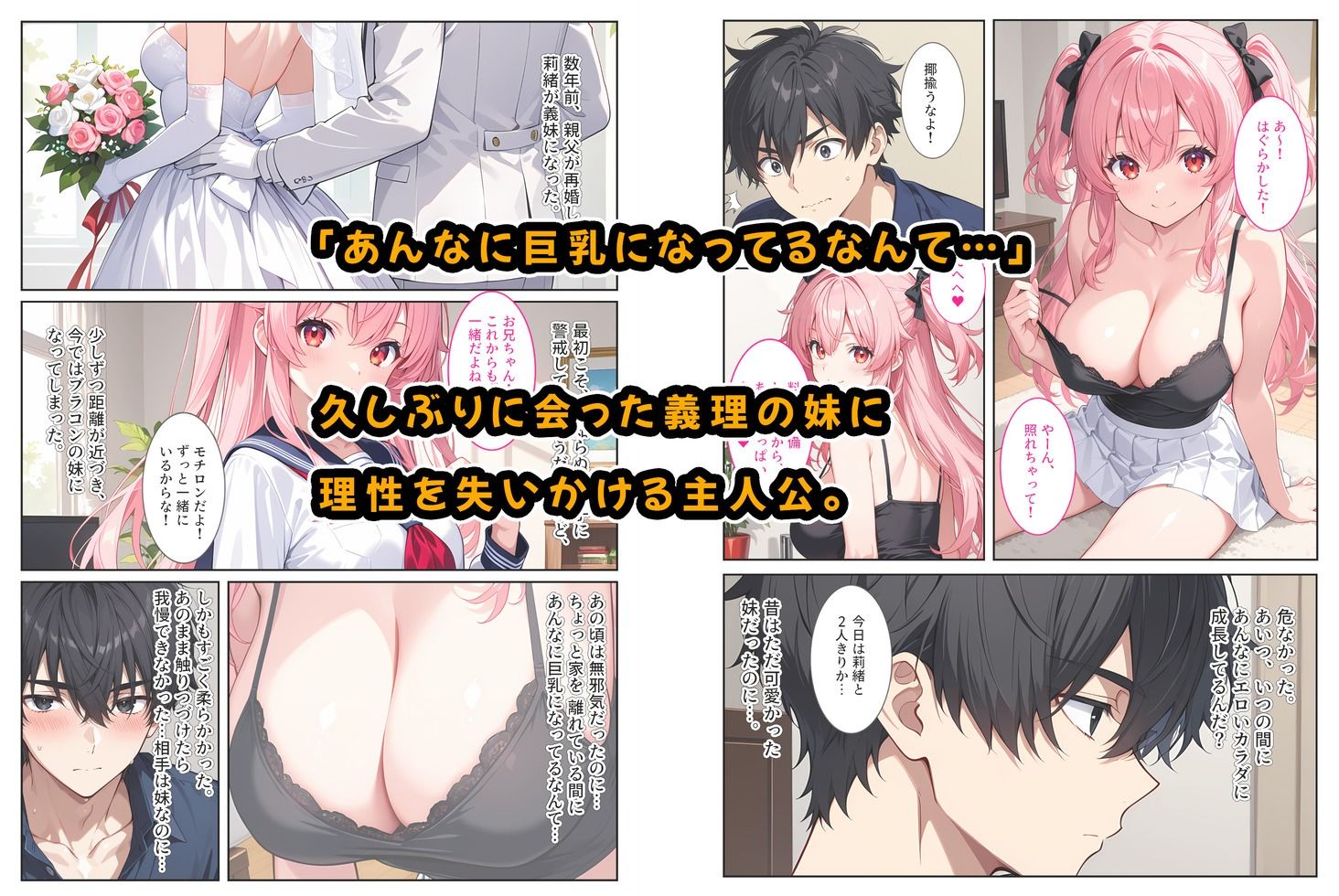 爆乳サキュバスの妹に精液を搾り取られてます! 画像3