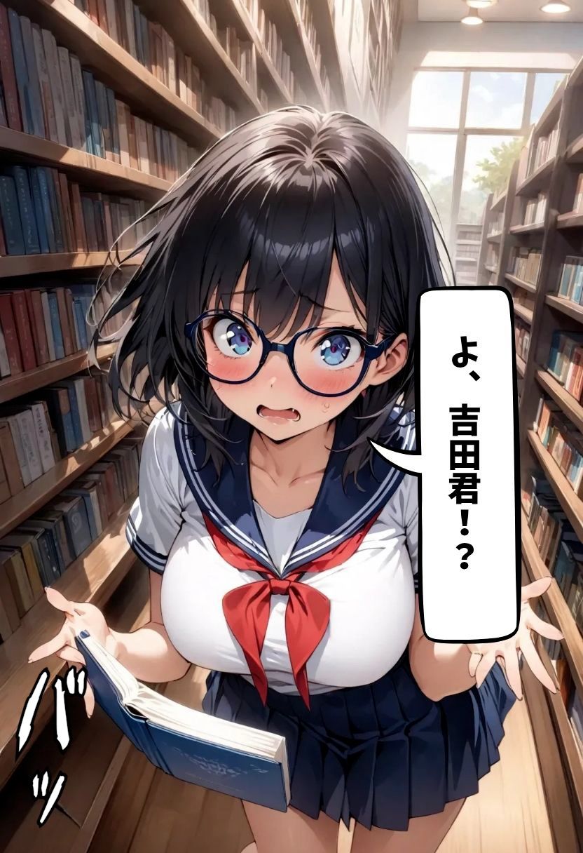 サンプル画像5:同級生の爆乳地味子と処女えっちした話(にじいろ☆がーるず) [d_608260]