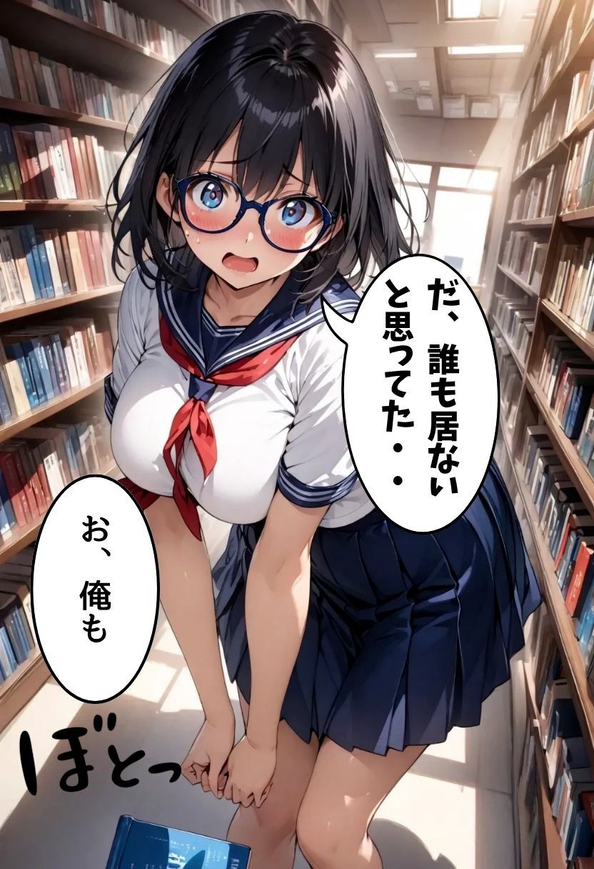 サンプル画像6:同級生の爆乳地味子と処女えっちした話(にじいろ☆がーるず) [d_608260]