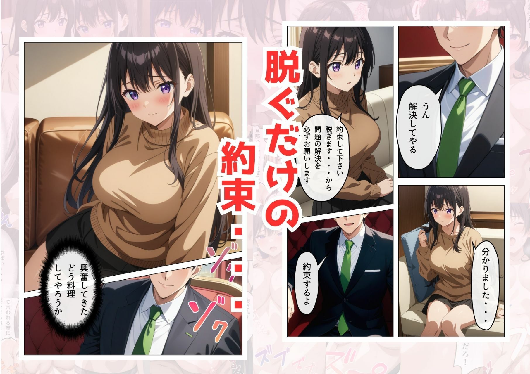 サンプル画像5:旦那の借金返済のために・・・(憧れ委員会) [d_608281]