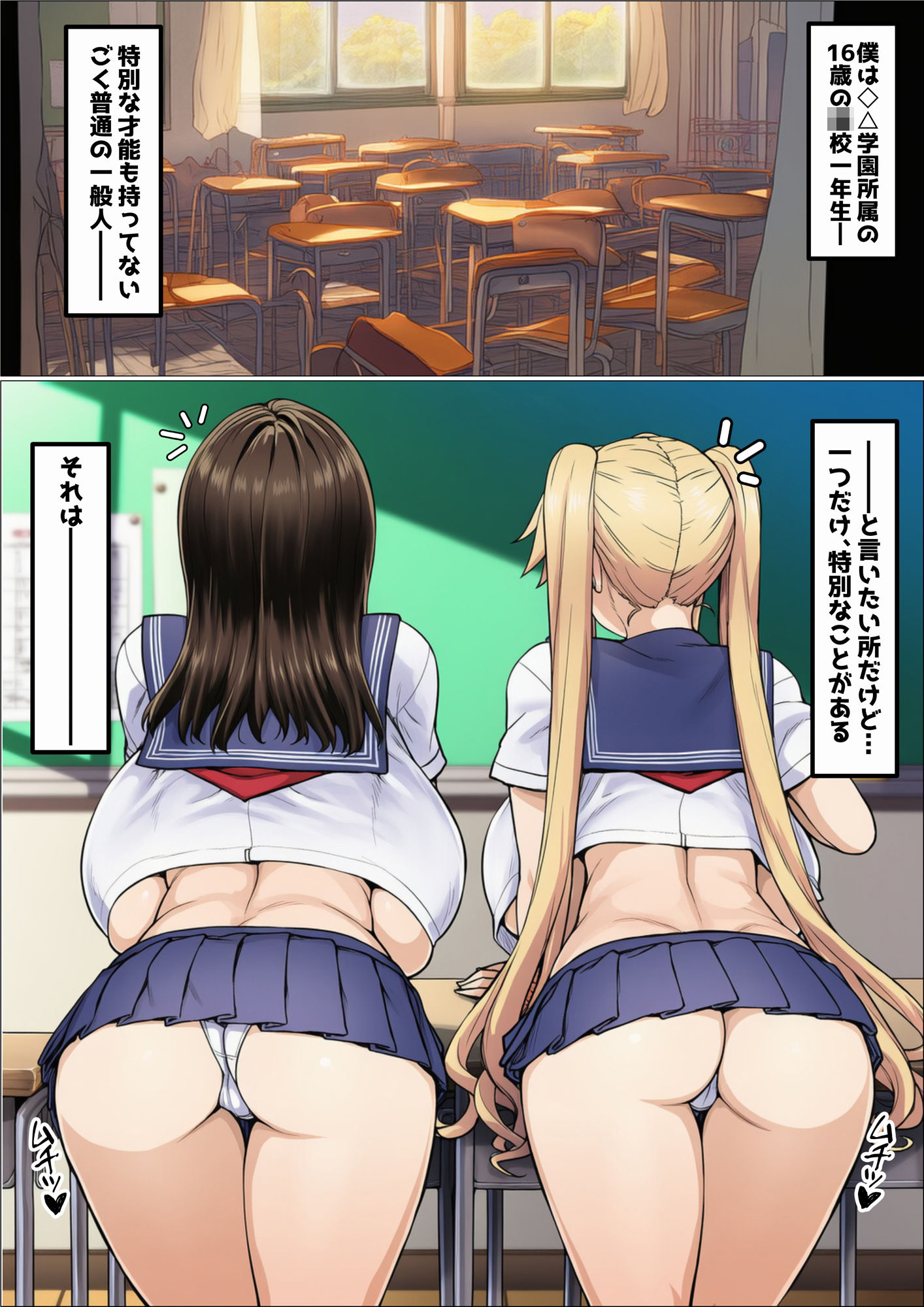 サンプル画像1:僕のママになってくれた大好きな2人の幼馴染がギャル改造されてNTRされる漫画(ママ寝取られ同好会) [d_608563]