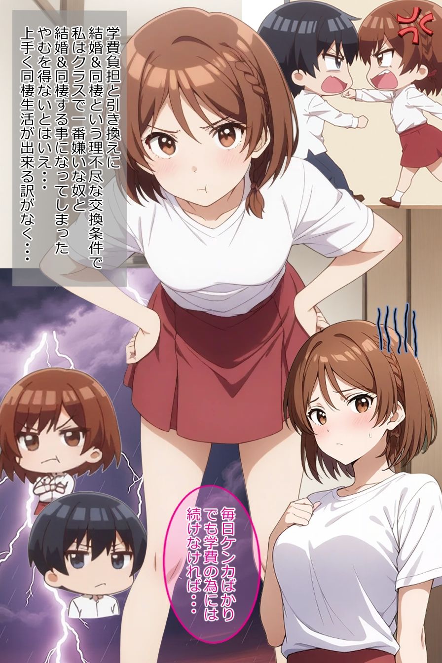 サンプル画像1:クラスで一番大嫌いな女子は大好きな女子！(OTSUJYO) [d_609212]