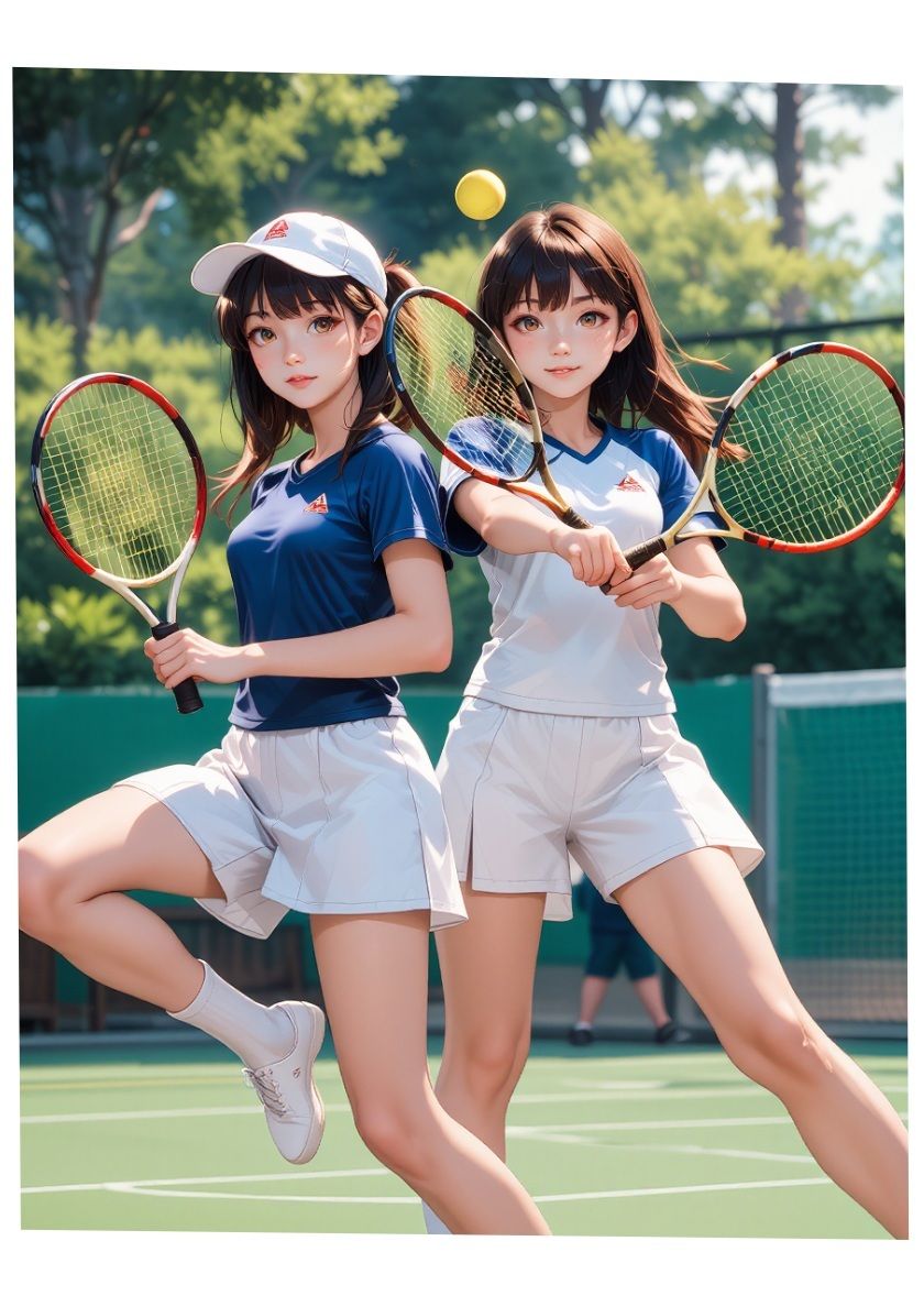 サンプル画像5:カラフルシスターズ2(AI漫画倶楽部Tea) [d_609430]