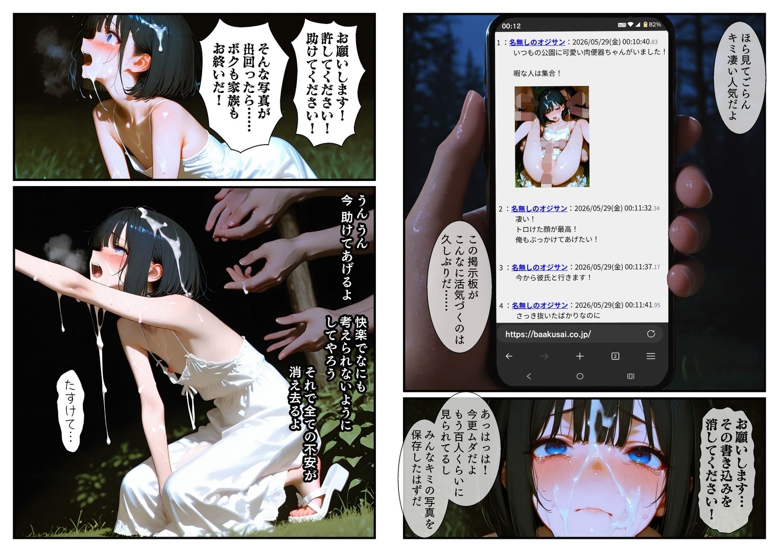 女装少年の性活 電車チカン&公園乱交編 画像7