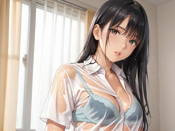 サンプル画像3:びしょ濡れの部下を助けるつもりが…もっと濡らしてあげたお話(ナツピピ) [d_610259]