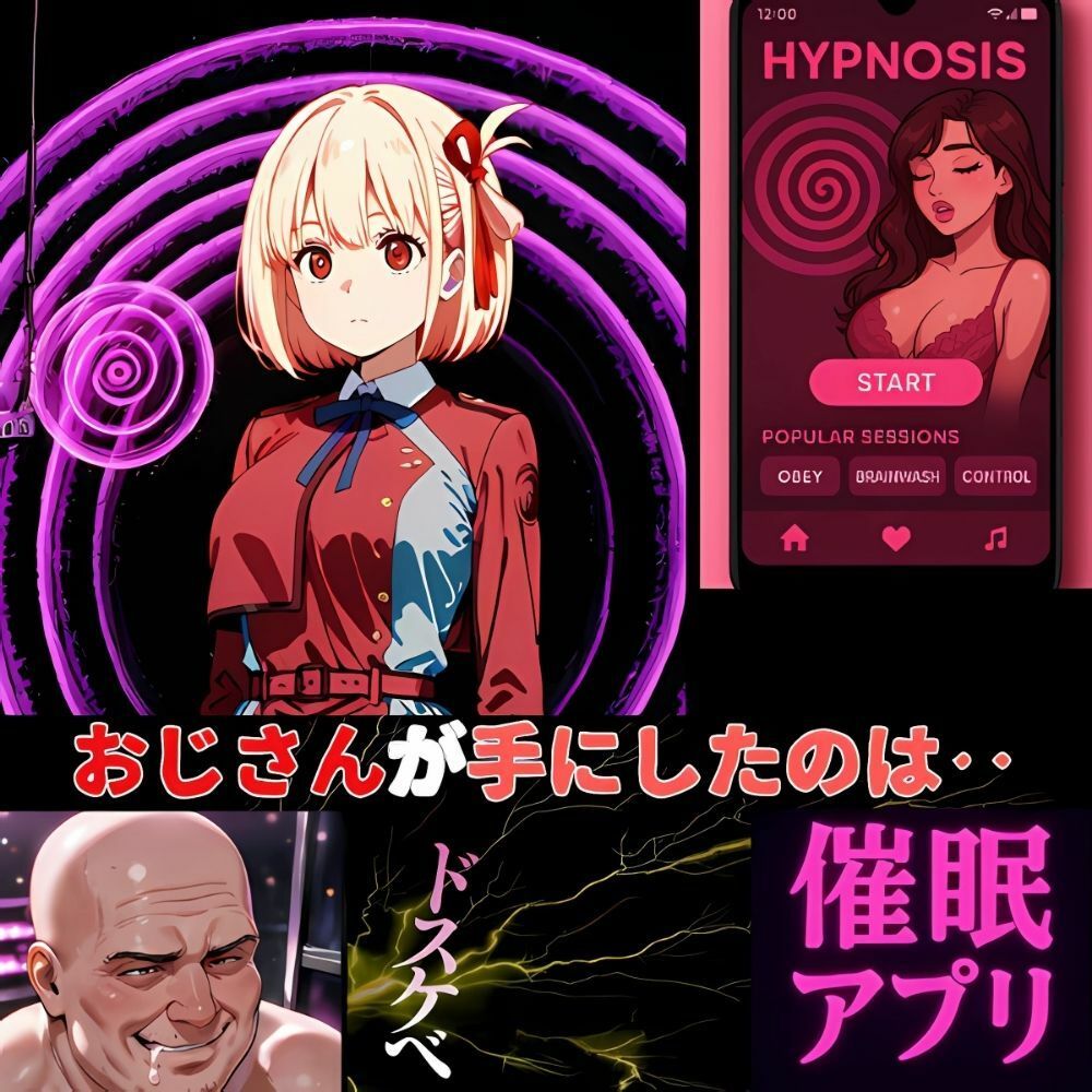 サンプル画像1:洗脳されたリコリス‥千束の正義の心がかき乱されてイク‥(夢追い虫) [d_610717]