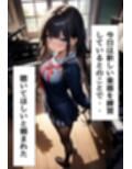 巨乳同級生に黒タイツで足コキしてもらった話