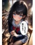 巨乳同級生に黒タイツで足コキしてもらった話