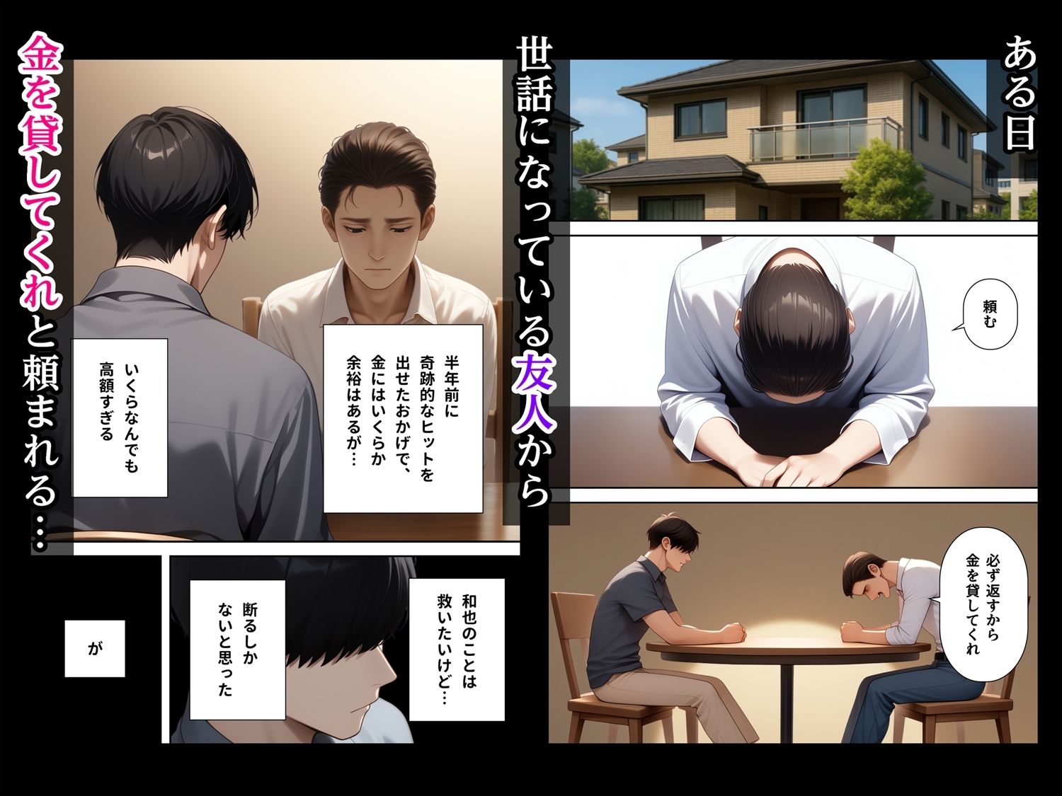 サンプル画像1:借金のカタは友人の娘 〜清楚な顔して毎晩俺に抱かれたがる〜(べえむべえむ) [d_610931]