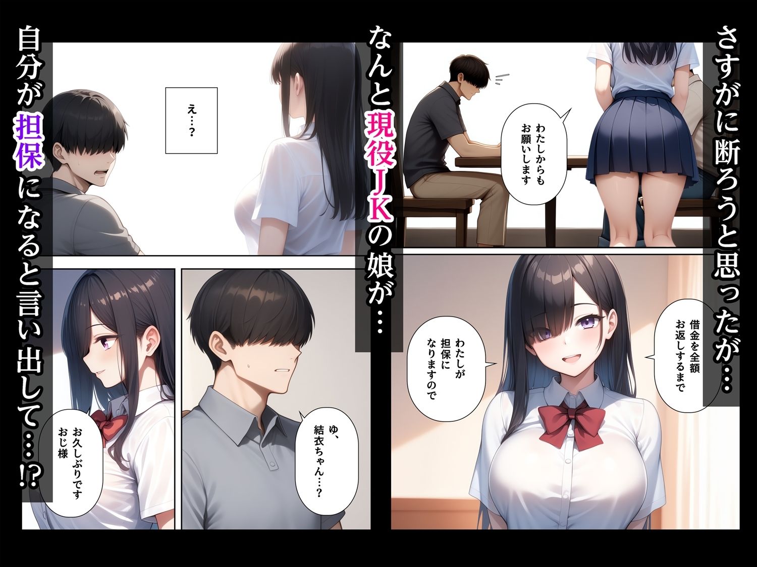 サンプル画像2:借金のカタは友人の娘 〜清楚な顔して毎晩俺に抱かれたがる〜(べえむべえむ) [d_610931]