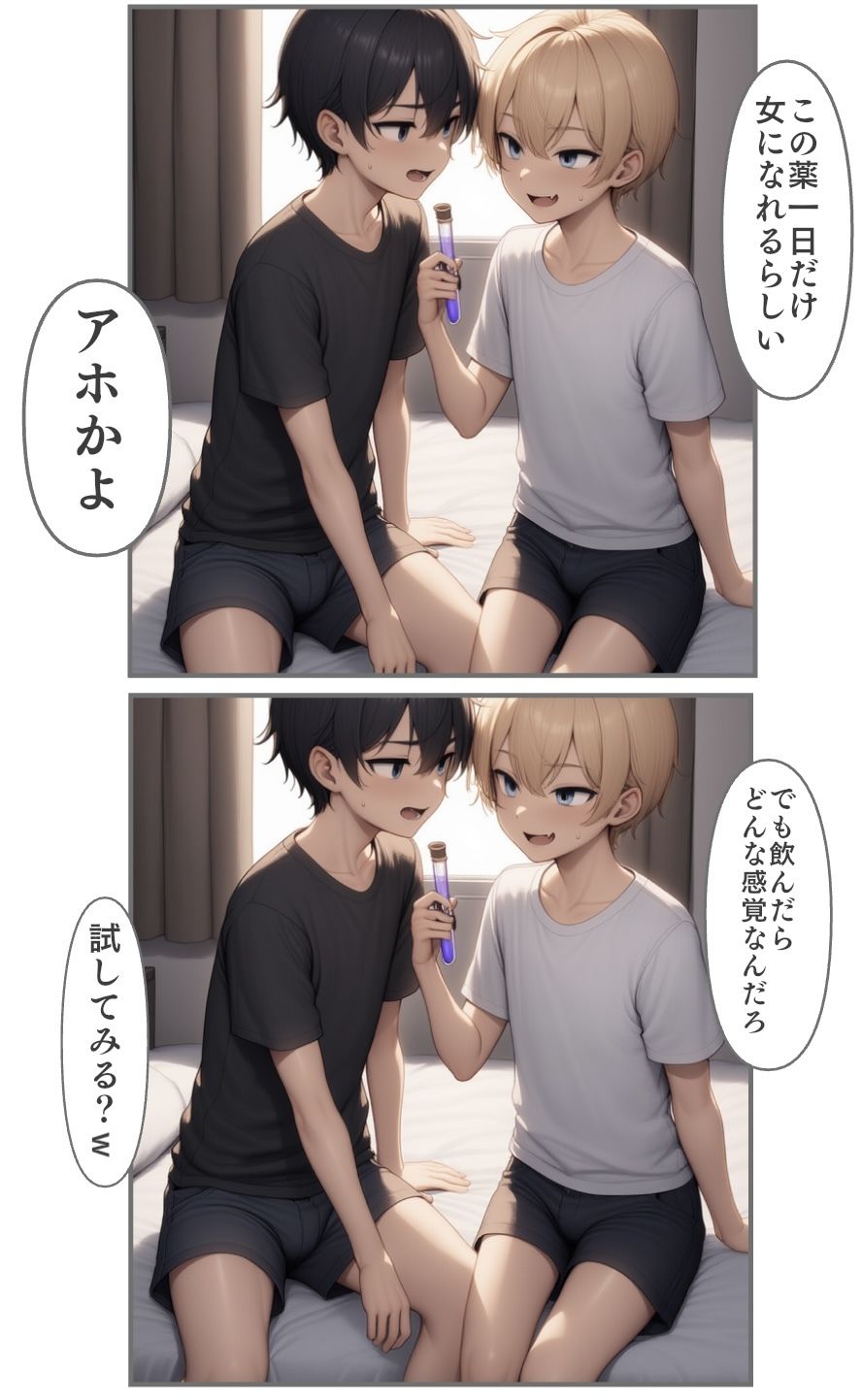 サンプル画像1:幼馴染を女体化したらシコすぎてヤるしかなかった(ねこねこねこねこ) [d_611111]