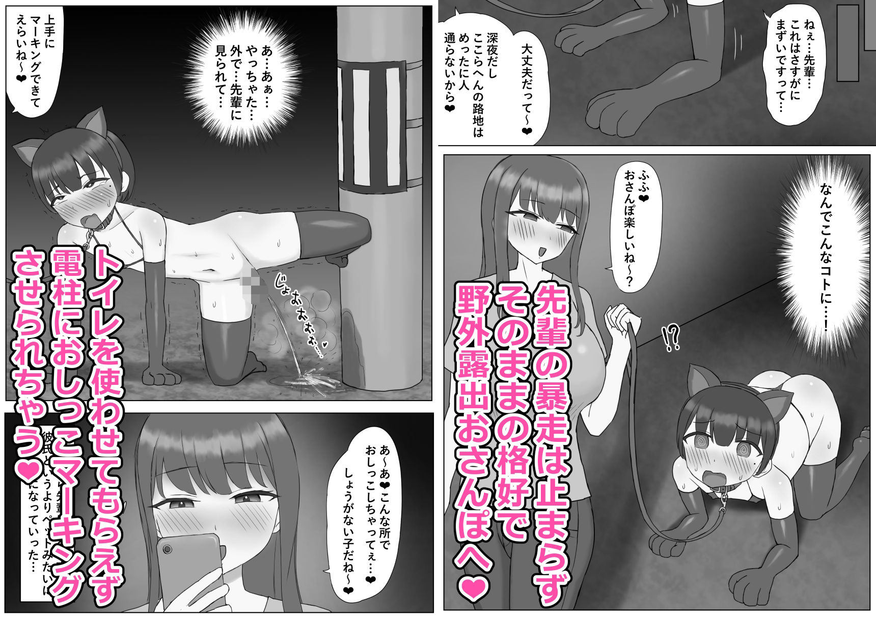 サンプル画像4:ふたなり年上彼女のペット兼マゾオナホにされちゃいました…(こうさてん) [d_612410]