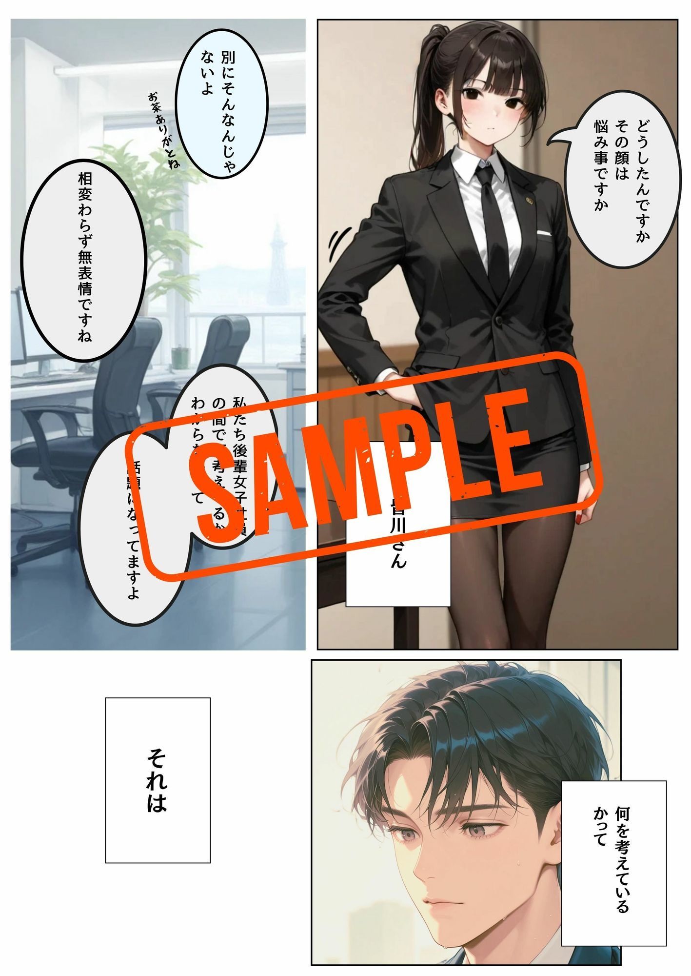 サンプル画像1:デリヘル呼んだら会社の女子社員だった(だれもが) [d_612516]