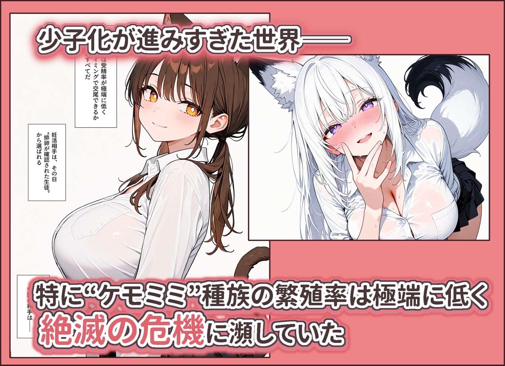 サンプル画像1:孕ませなきゃ出られないケモミミ強●受精学園(ぱんこ) [d_612943]