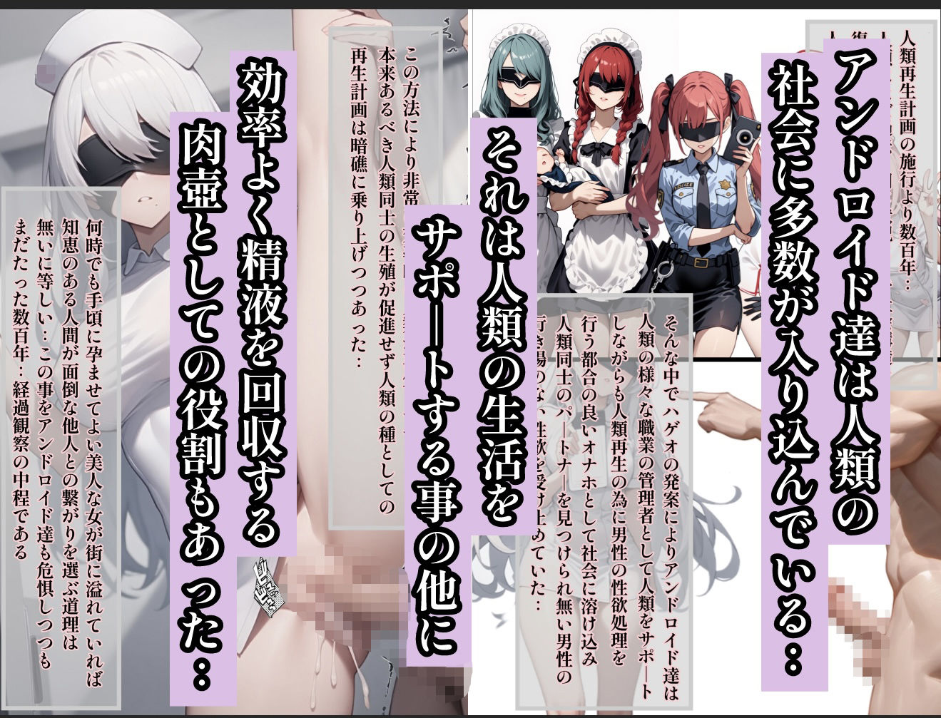 サンプル画像2:もしもヨルハ計画の目的が人類再生だったら…Part3(ぴんぴん丸) [d_613162]