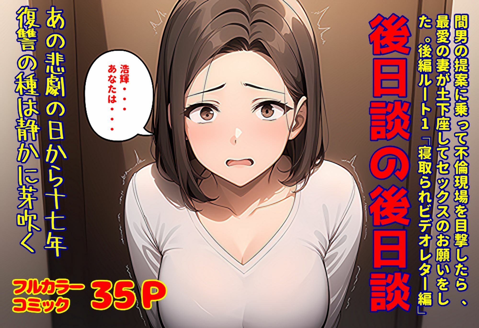 間男の提案に乗って不倫現場を目撃したら、最愛の妻が土下座してセックスのお願いをした。総集編 画像5
