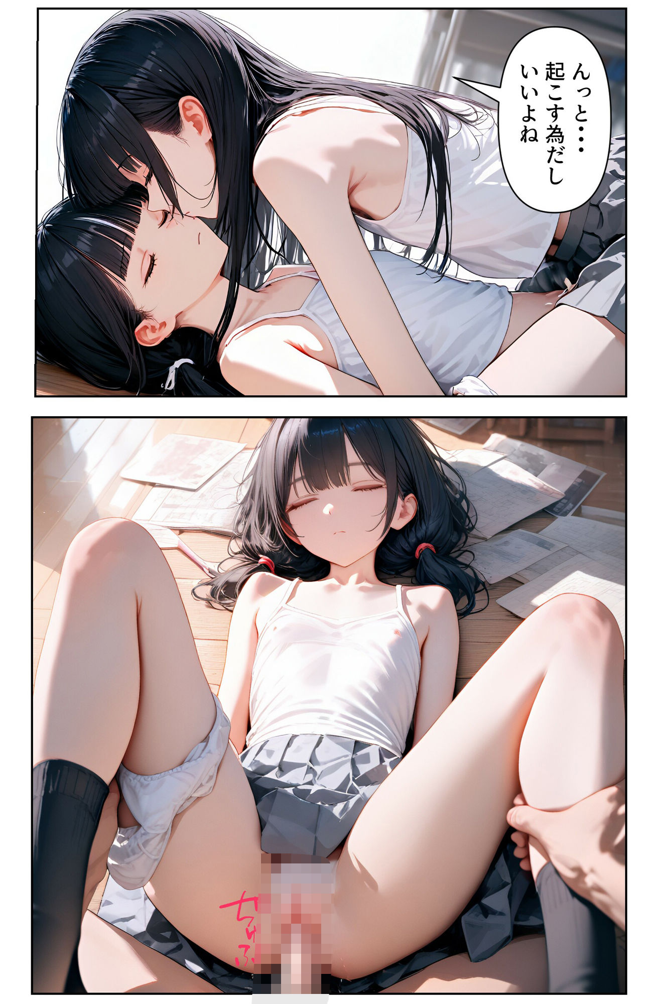 サンプル画像6:女装男子のJKハーレム生活6(電脳戯画) [d_613312]