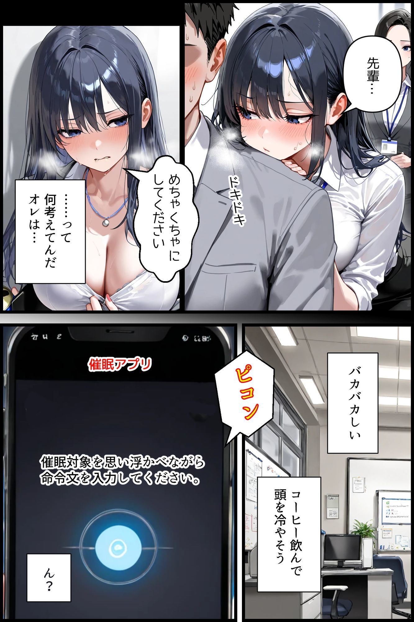 サンプル画像5:スマホ催●アプリで、社内のカーストが逆転した件。第1話(フォーチュンヒル) [d_614214]