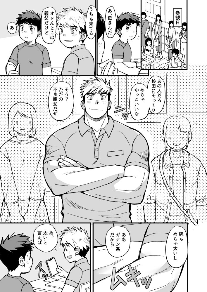 極太な友達のお父さん