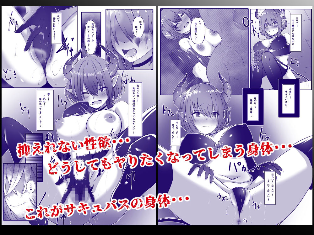 サンプル画像3:サキュバスになった日  淫魔転生契約(まくら) [d_614339]