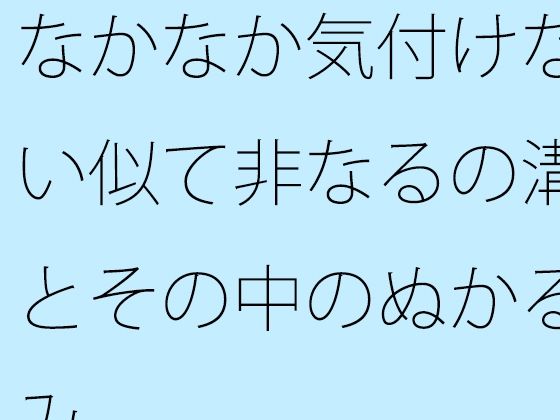 なかなか気付けない似て非なるの溝とその中のぬかるみ