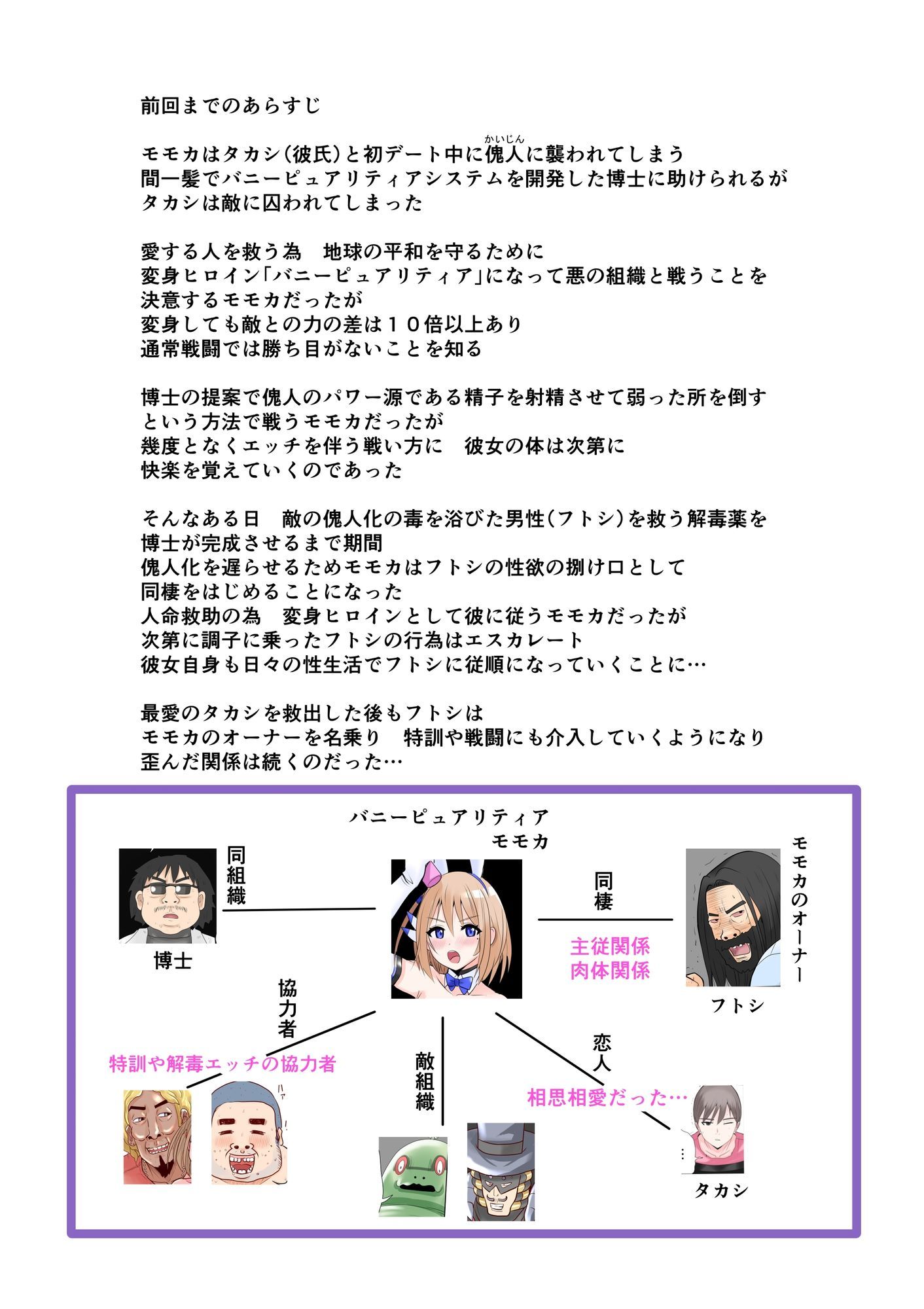 恥辱変身バニーピュアリティアモモカ 7 〜恐怖の料理人・絶望の筆おろし編〜 画像2