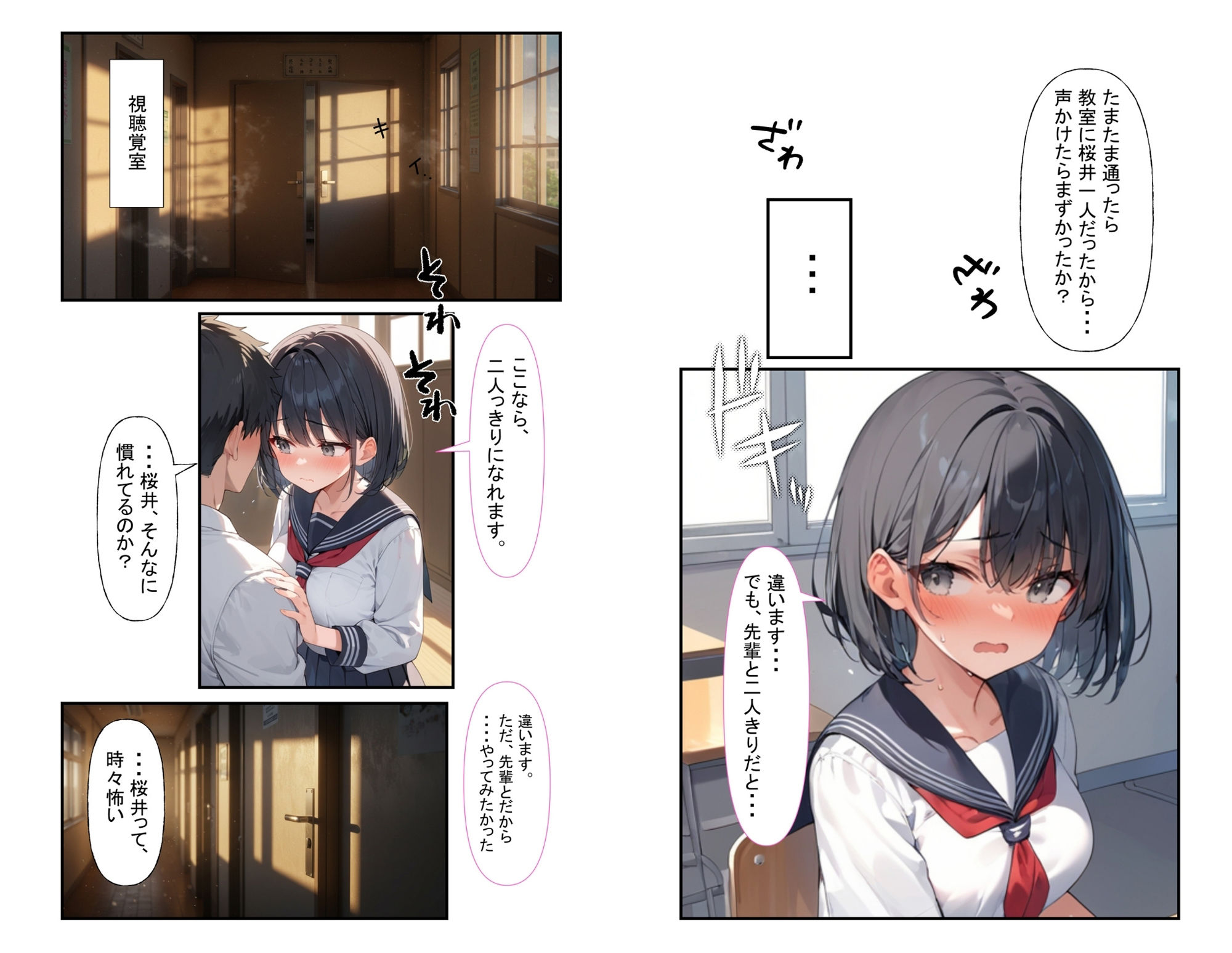交姦日記。大好きな先輩に見られながら幼馴染の彼氏にイカサレ興奮MAXになったJK 画像2