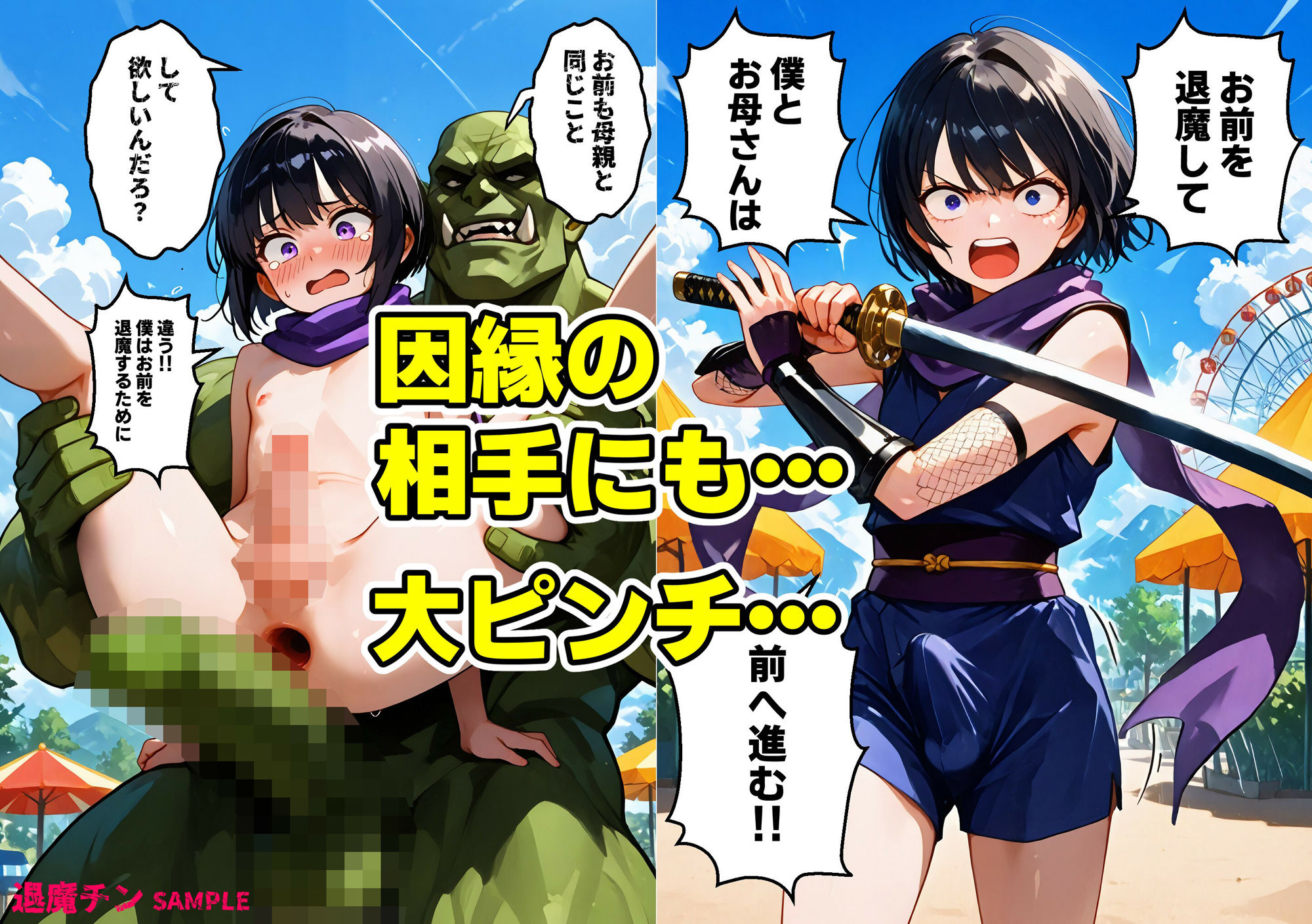 退魔チン ヒナタ 〜母を壊されて僕も壊れて行く〜【マンガ】 画像8