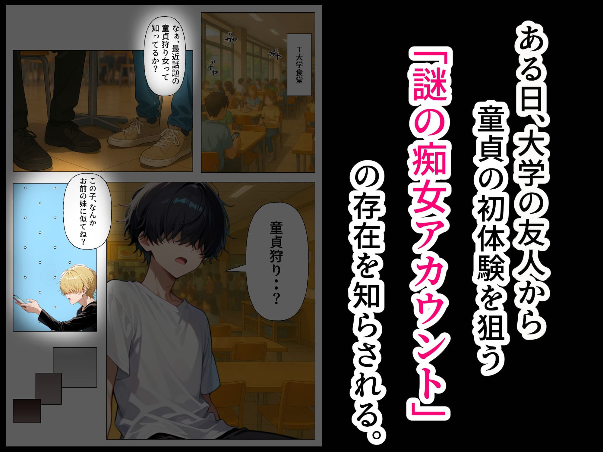 サンプル画像1:妹がアプリで童貞狩りしてるらしいので釣られてみた(えっちの地平線) [d_616041]
