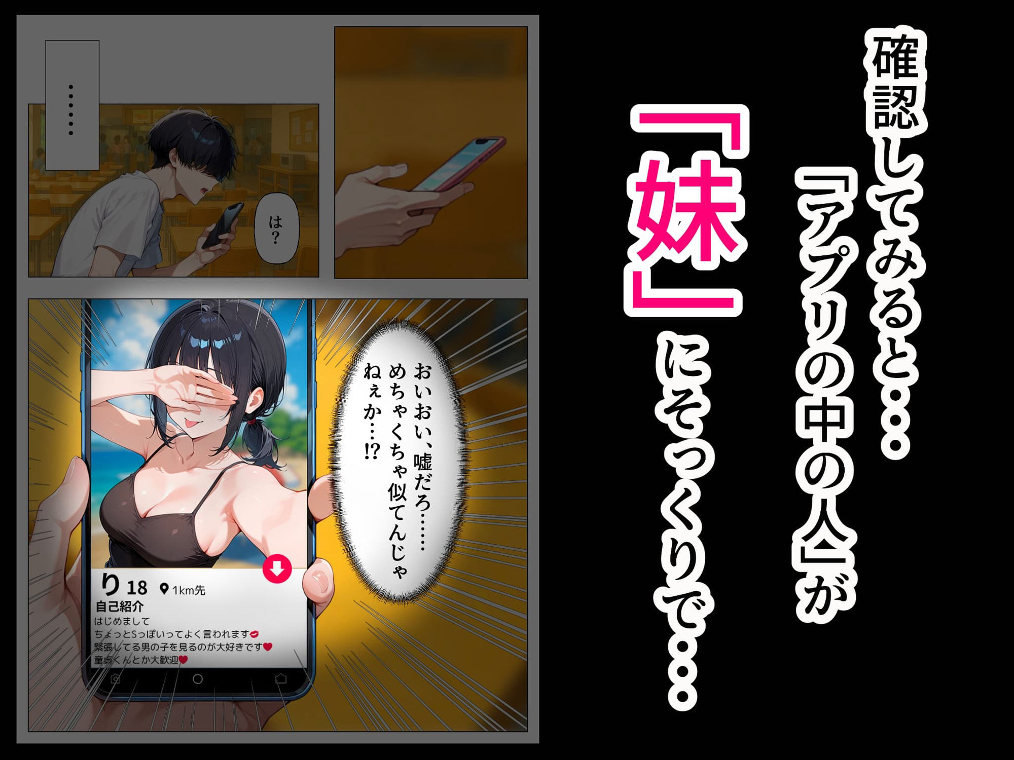 妹がアプリで童貞狩りしてるらしいので釣られてみた 画像2
