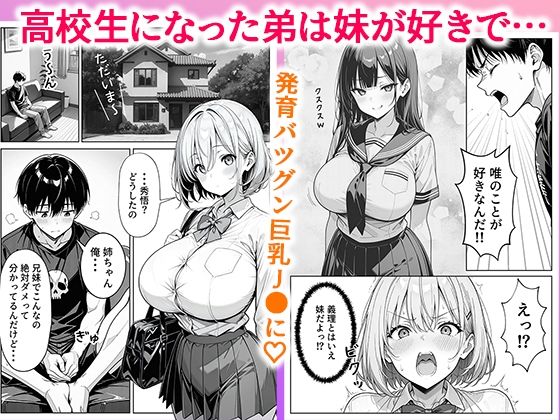 義理のJ◯姉妹とイチャラブ性活 画像1